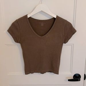 Brandy Melville Brown T-Shirt